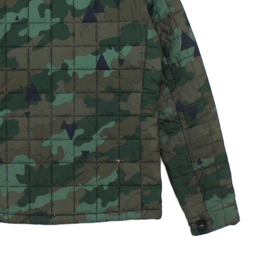 Mens Quilted Jacket Camo Lightweight Outdoor