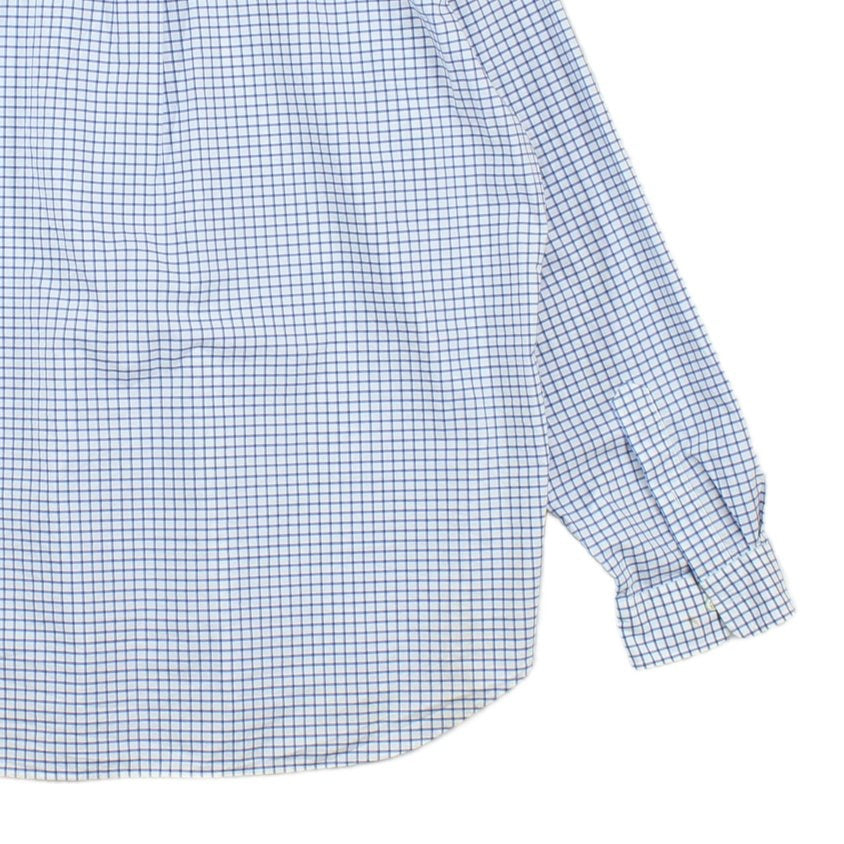Mens Check Shirt Classic Fit Cotton