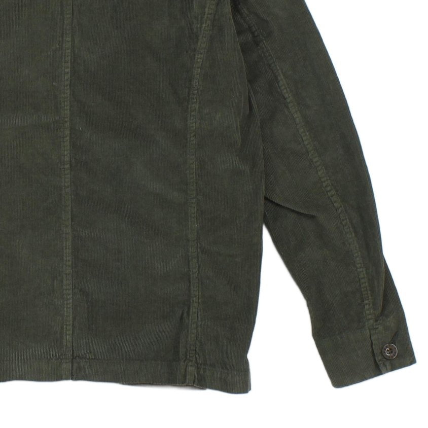 Mens Military Jacket Corduroy Slim Fit