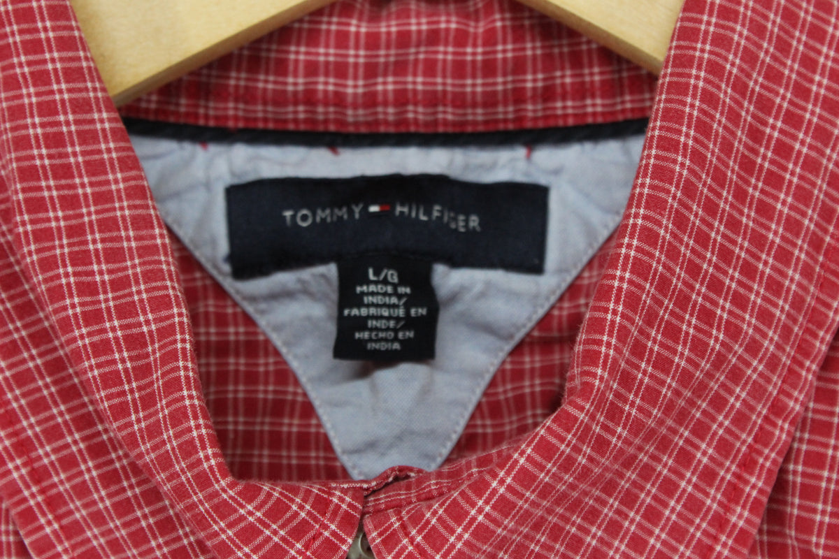 Mens Plaid Shirt  Casual Short Sleeve