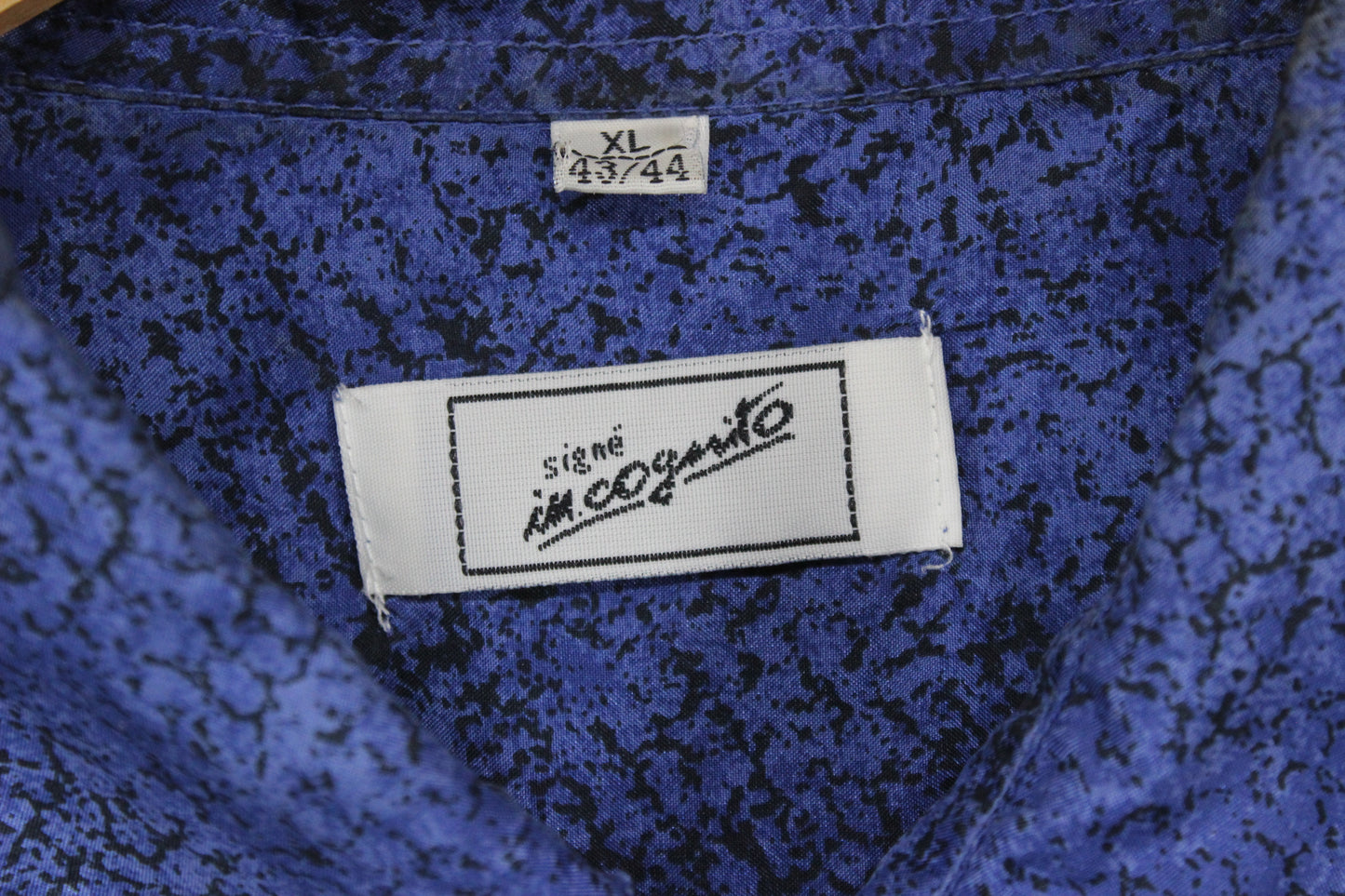 Mens Silk Abstract Shirt Button Up Relaxed Fit