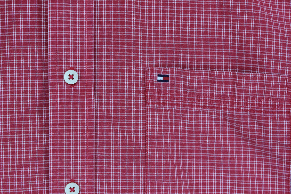 Mens Plaid Shirt  Casual Short Sleeve