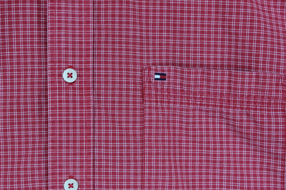Mens Plaid Shirt  Casual Short Sleeve