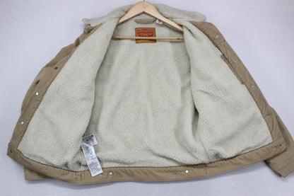 Mens Sherpa Corduroy Jacket Lined Trucker