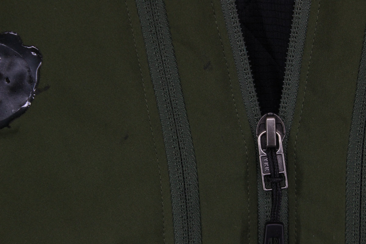 Mens Quilted Jacket Insulated Hooded Full Zip Outdoor