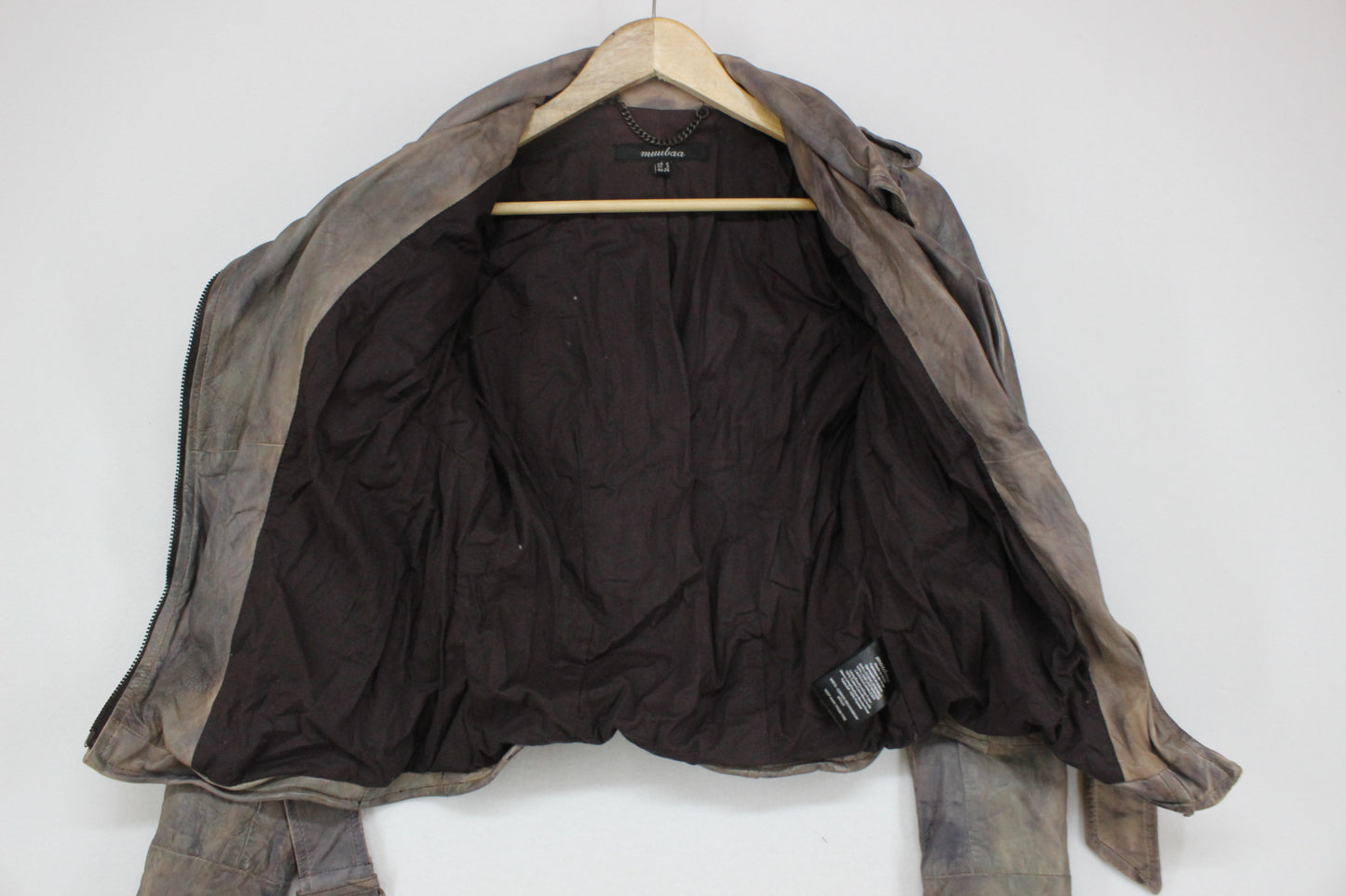 Womens Leather Jacket Biker Lamb Leather