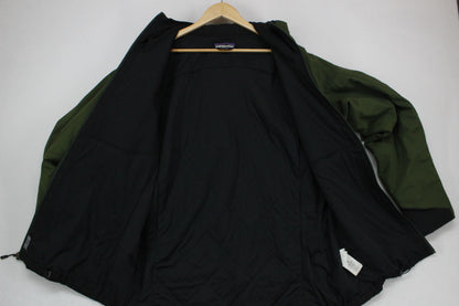Mens Quilted Jacket Insulated Hooded Full Zip Outdoor