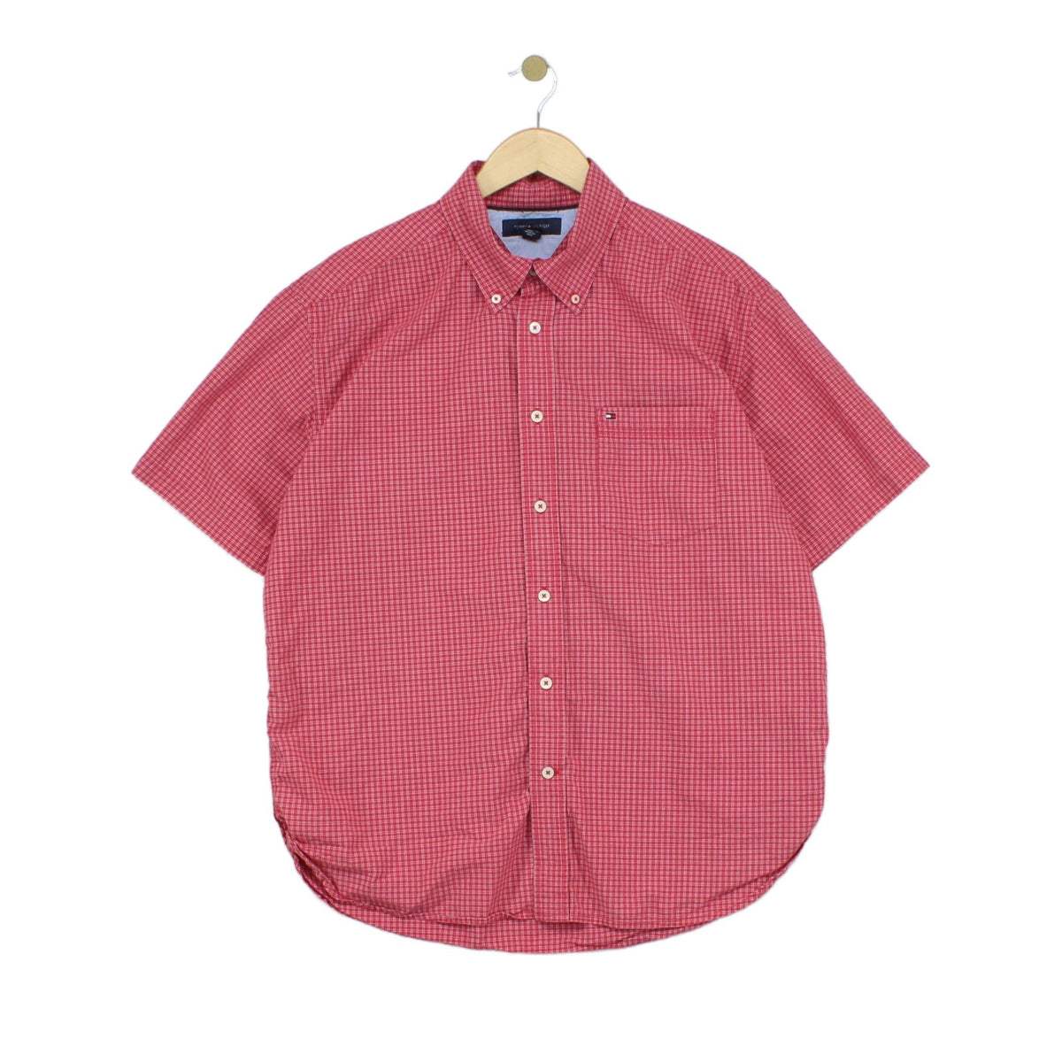 Mens Plaid Shirt  Casual Short Sleeve