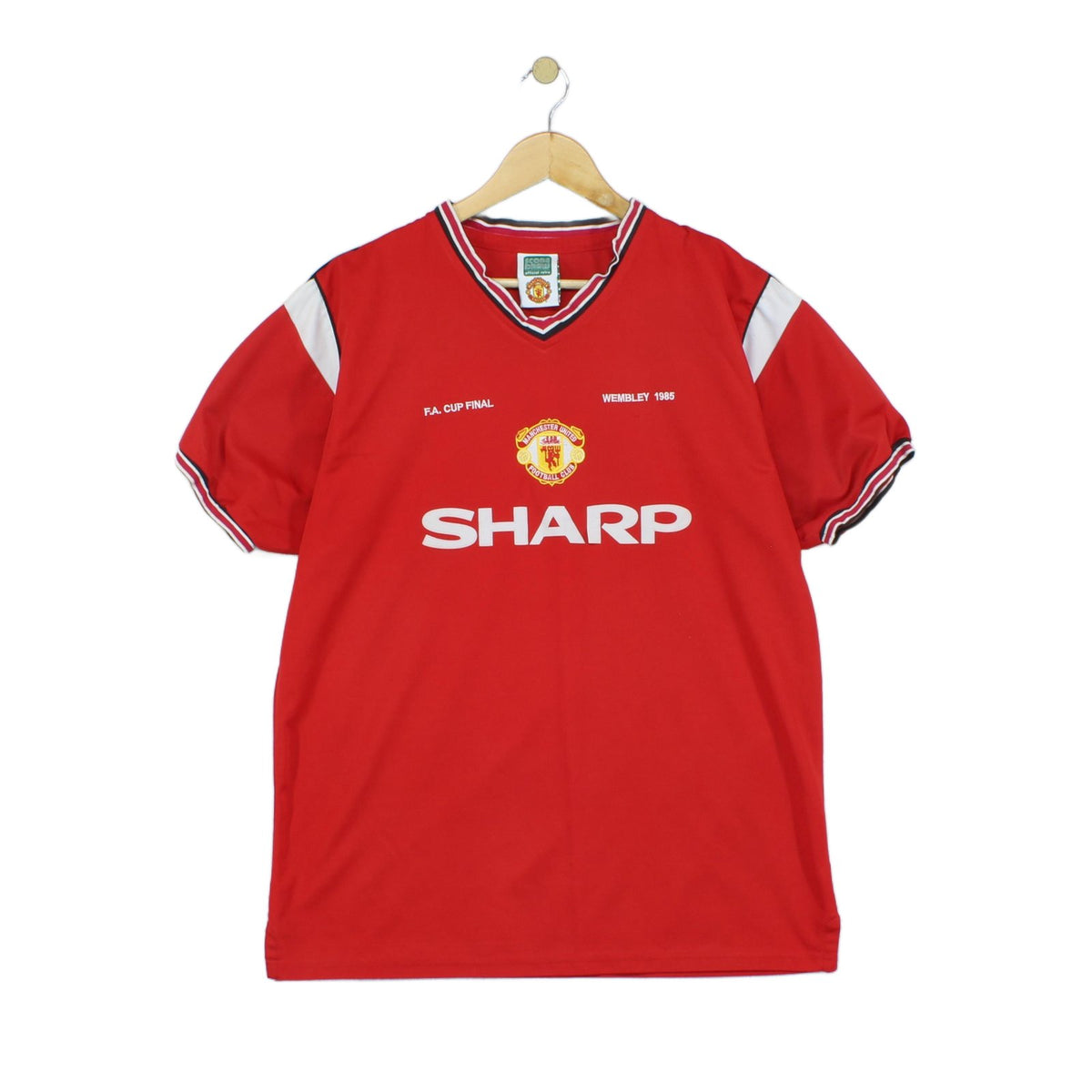 Mens Manchester United Football Shirt Retro Remake