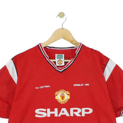 Mens Manchester United Football Shirt Retro Remake