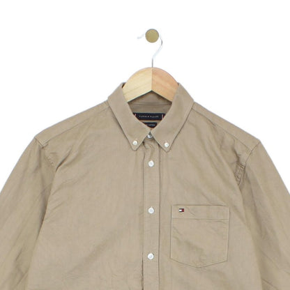 Mens Oxford Shirt Long Sleeve Classic Button Up