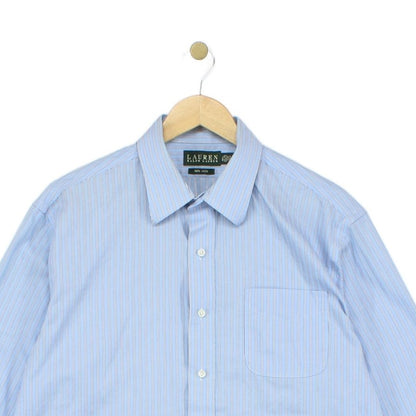 Mens Striped Shirt Long Sleeve Button Up