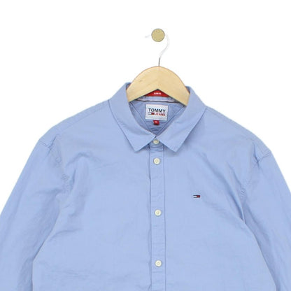Mens Shirt Stretch Long Sleeve Slim Fit