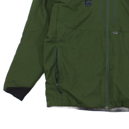 Mens Quilted Jacket Insulated Hooded Full Zip Outdoor