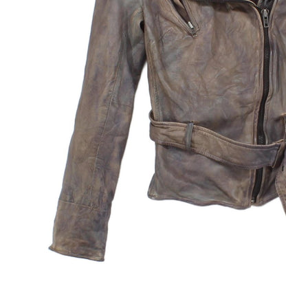 Womens Leather Jacket Biker Lamb Leather