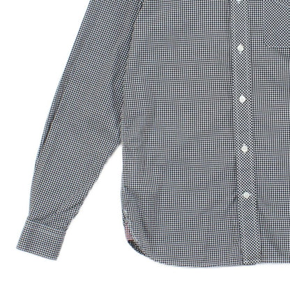 Mens Check Shirt Long Sleeve Button Up