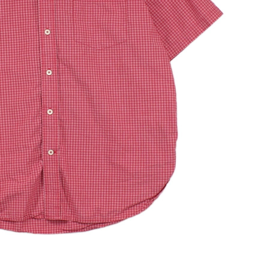 Mens Plaid Shirt  Casual Short Sleeve