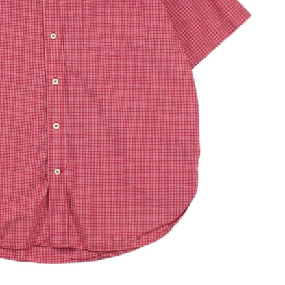 Mens Plaid Shirt  Casual Short Sleeve