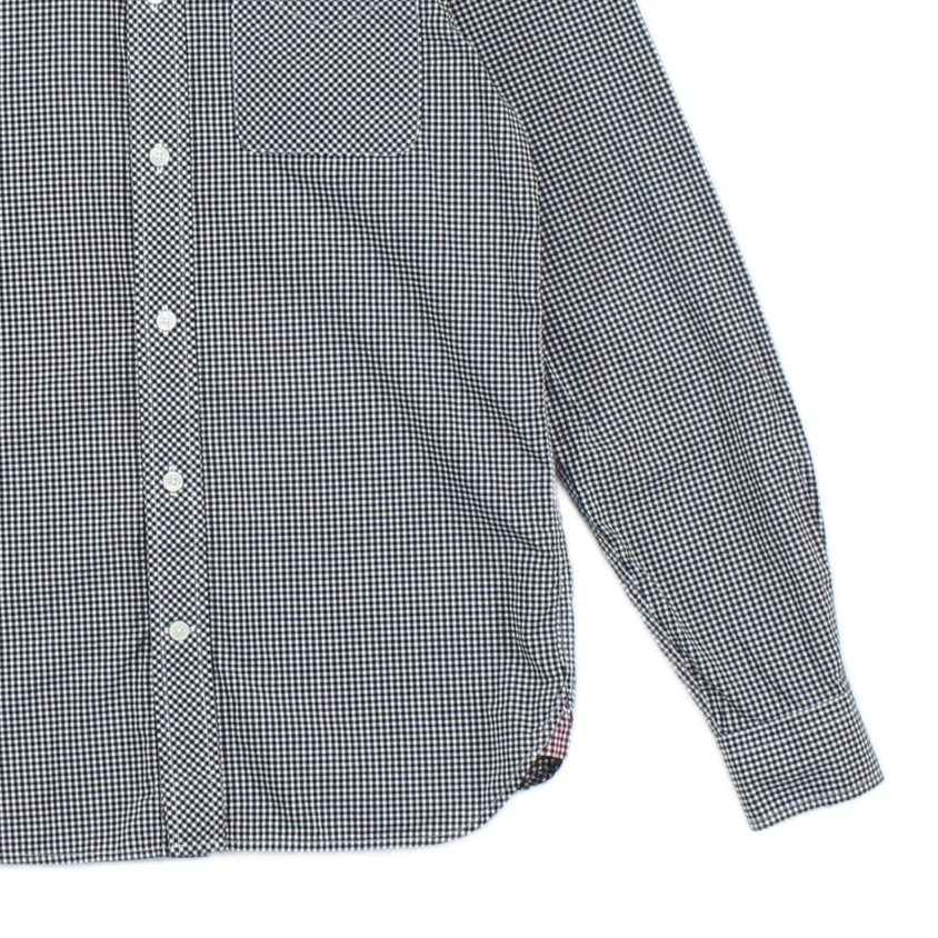 Mens Check Shirt Long Sleeve Button Up