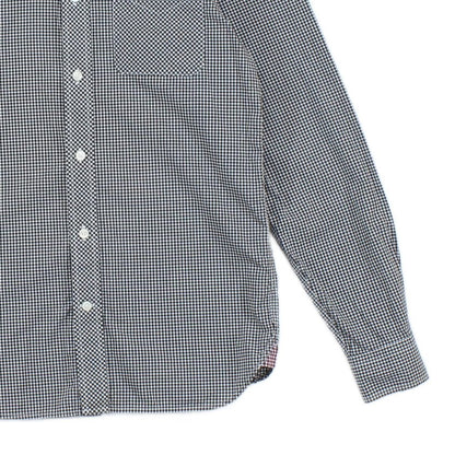 Mens Check Shirt Long Sleeve Button Up