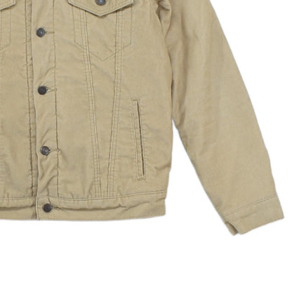 Mens Sherpa Corduroy Jacket Lined Trucker