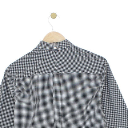 Mens Check Shirt Long Sleeve Button Up