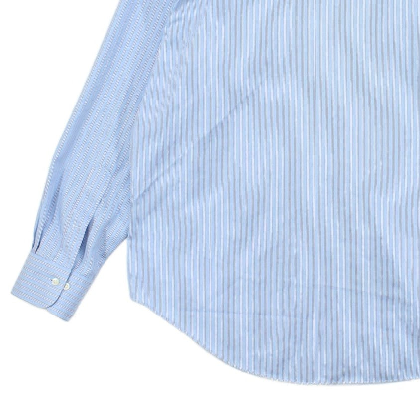 Mens Striped Shirt Long Sleeve Button Up