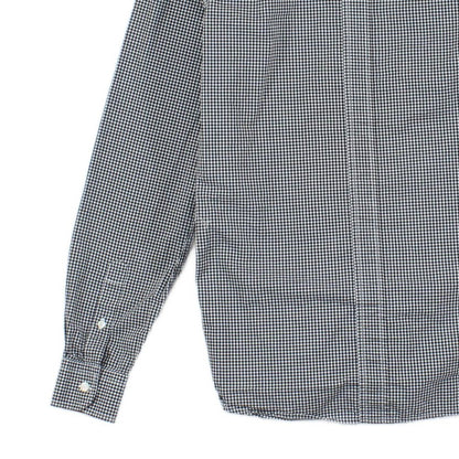 Mens Check Shirt Long Sleeve Button Up