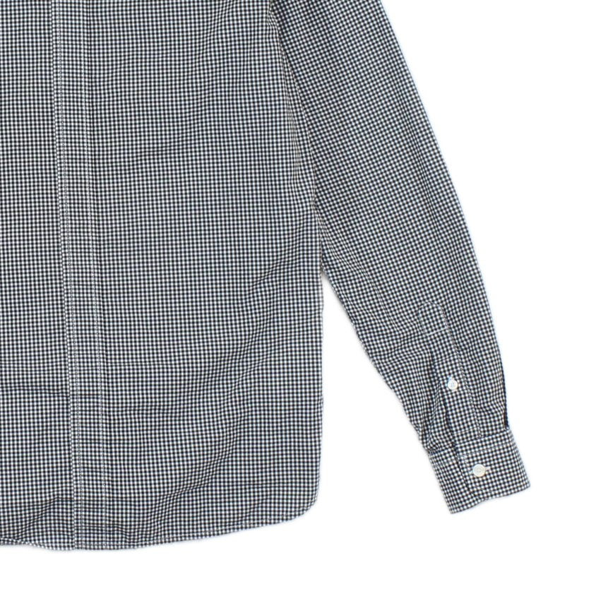 Mens Check Shirt Long Sleeve Button Up