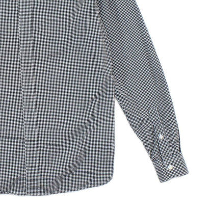 Mens Check Shirt Long Sleeve Button Up