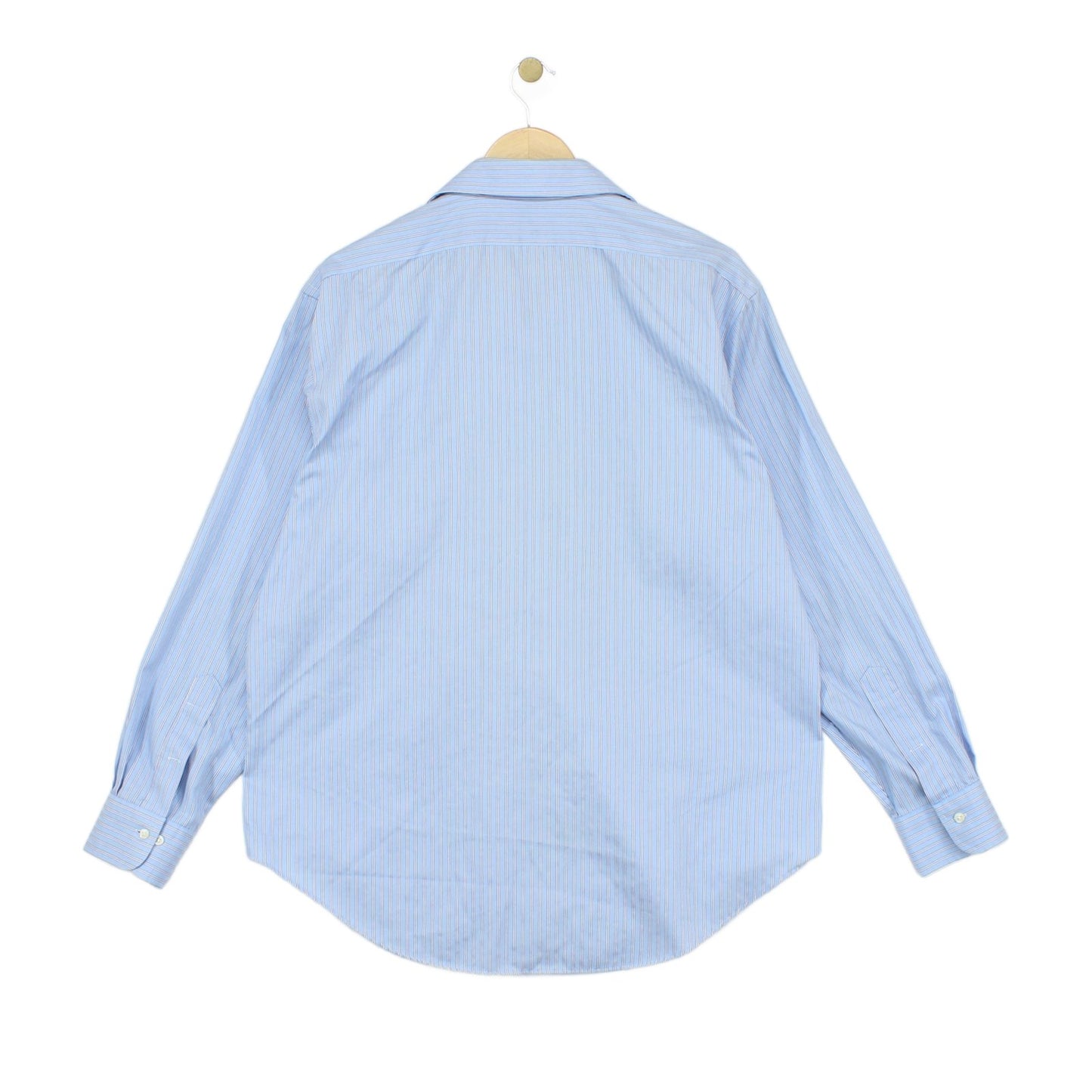 Mens Striped Shirt Long Sleeve Button Up