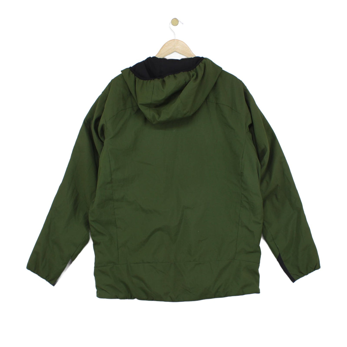 Mens Quilted Jacket Insulated Hooded Full Zip Outdoor