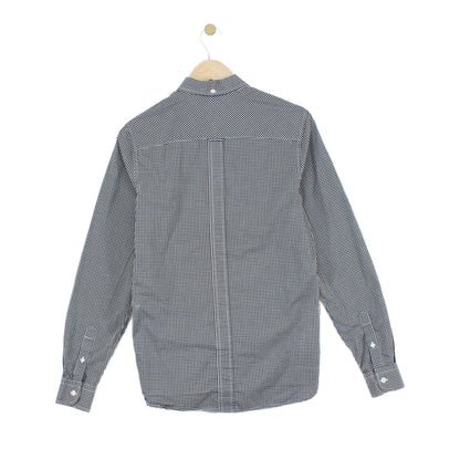 Mens Check Shirt Long Sleeve Button Up