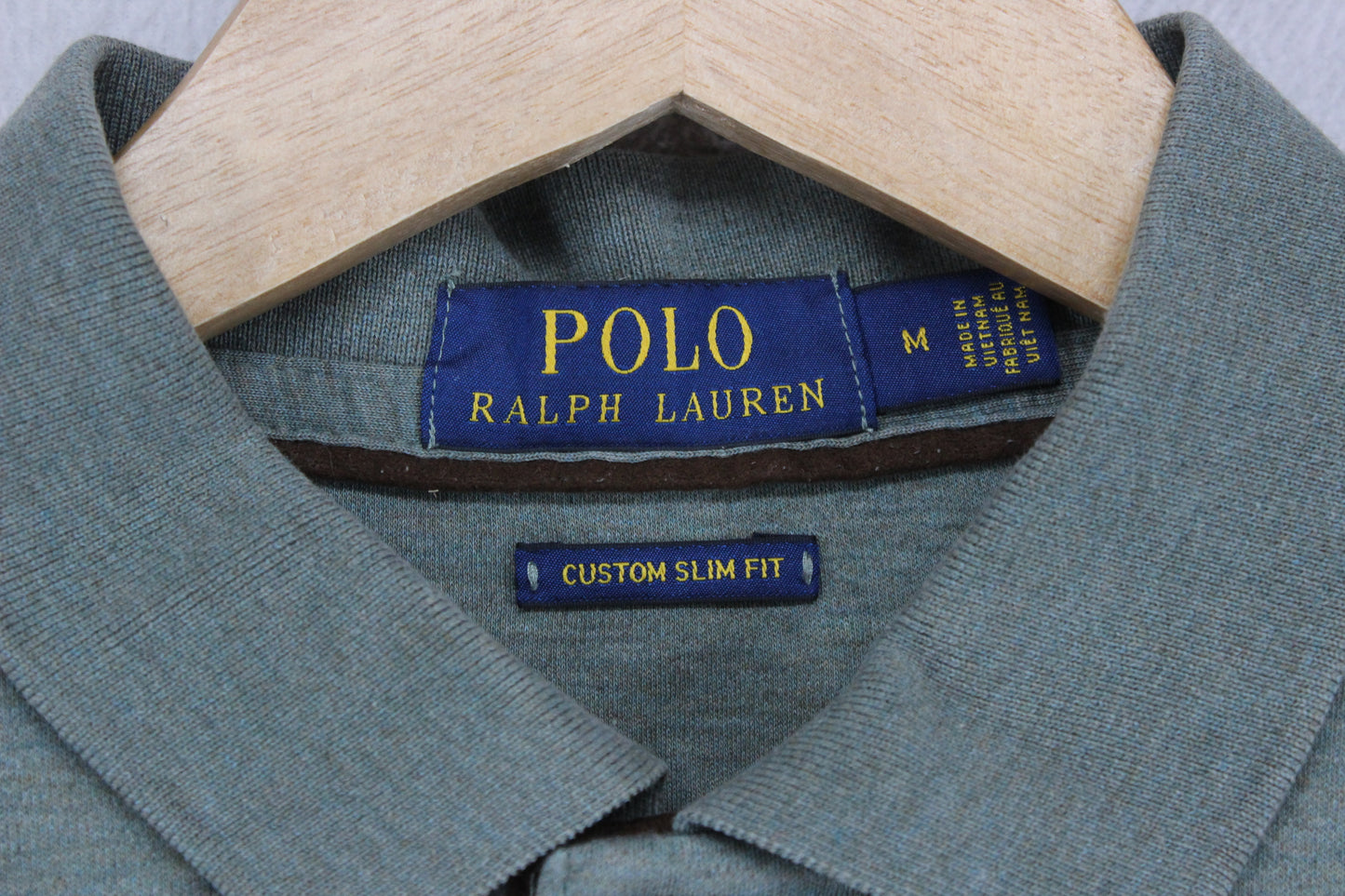Mens Polo Shirt Stretch Custom Slim Fit Long Sleeve