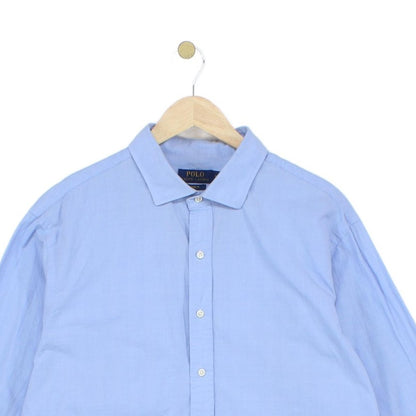 Mens Check Shirt Slim Fit Long Sleeve