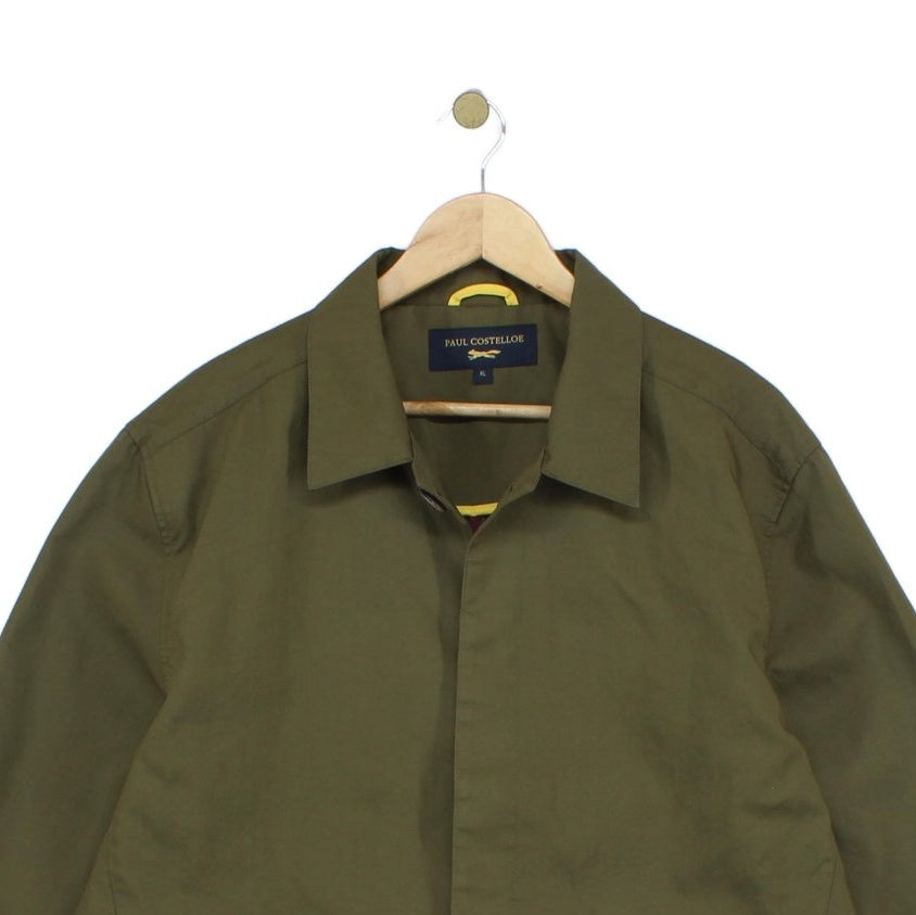Mens Mac Overcoat Classic Collar Lightweight