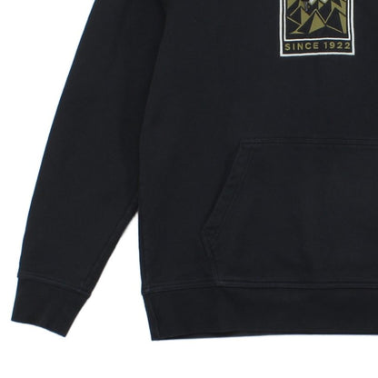 Mens Hoodie Embroidered Drawstring Cotton