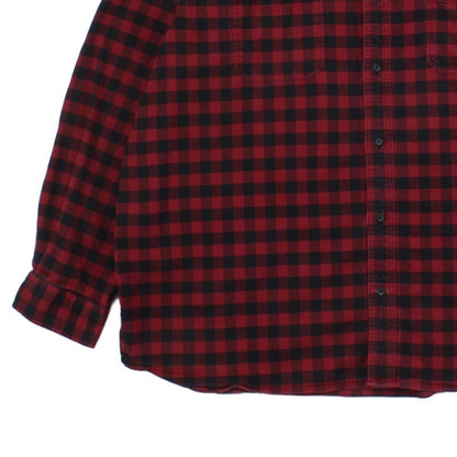 Mens Plaid Shirt Flannel Relaxed