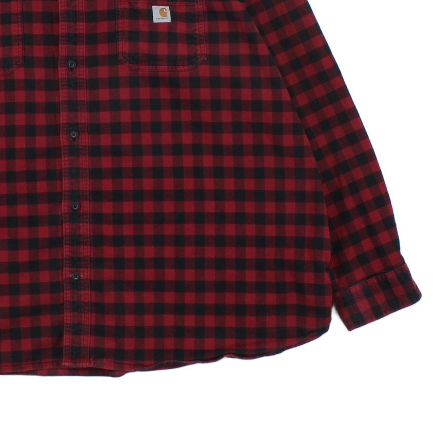 Mens Plaid Shirt Flannel Relaxed