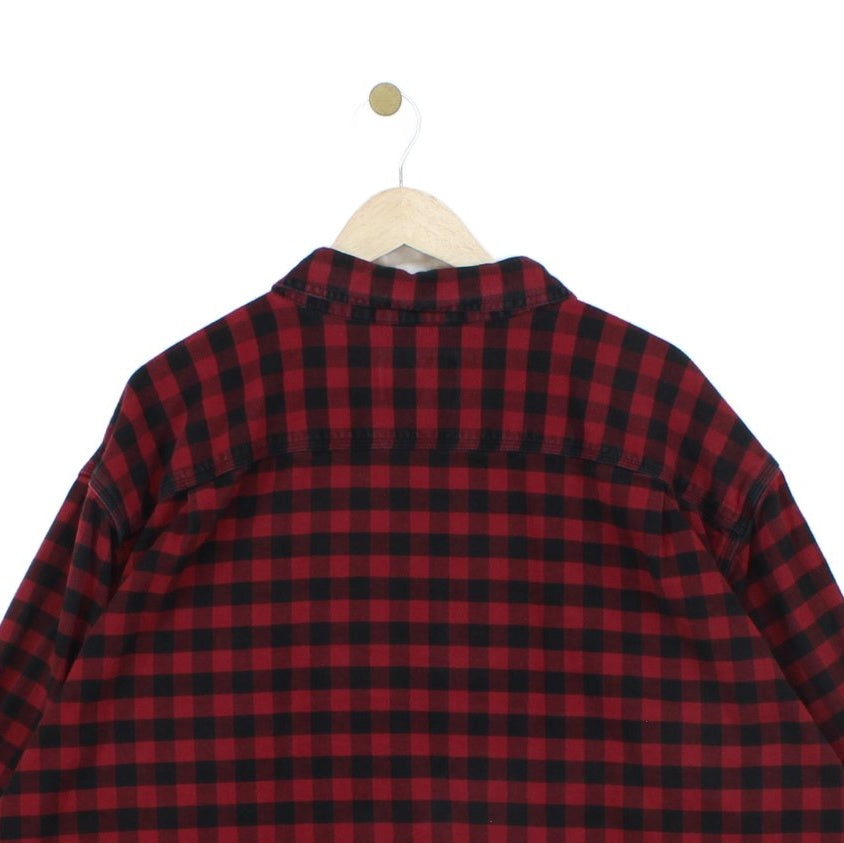Mens Plaid Shirt Flannel Relaxed