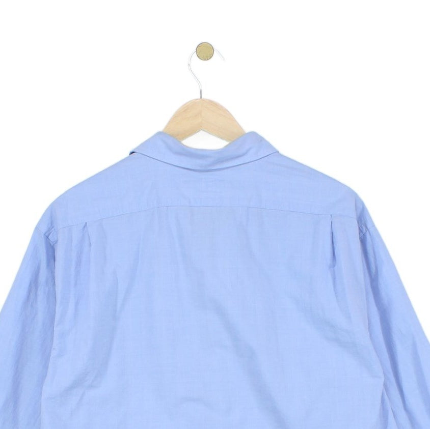 Mens Check Shirt Slim Fit Long Sleeve
