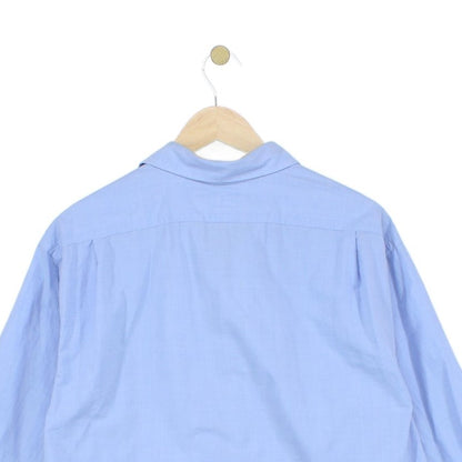Mens Check Shirt Slim Fit Long Sleeve