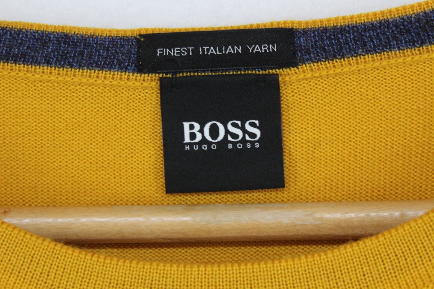 Mens Fine Knit Jumper Wool Crew Neck