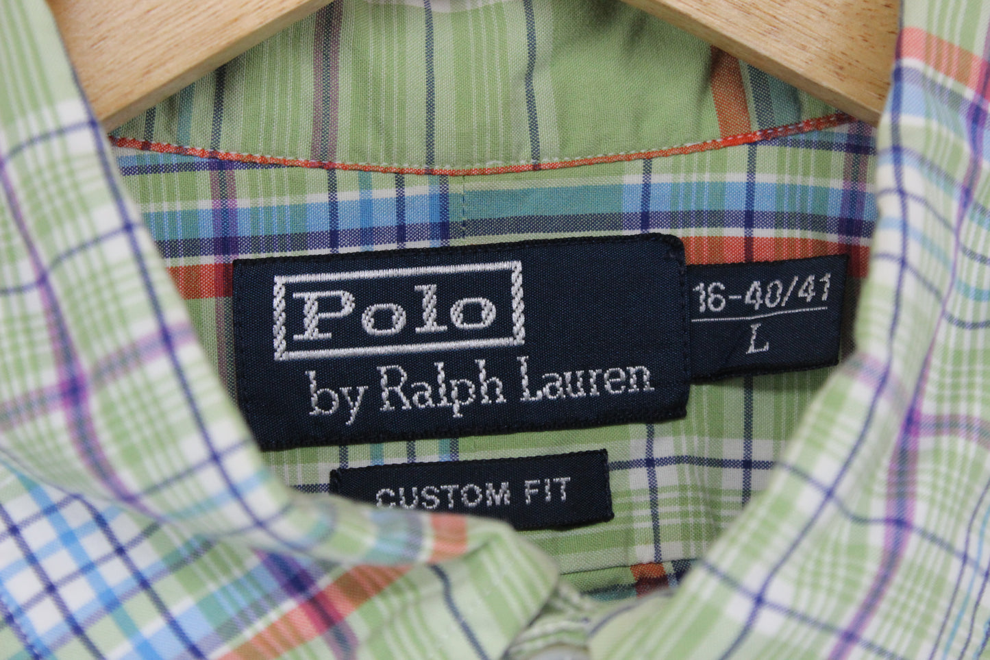 Mens Check Shirt Custom Fit Long Sleeve