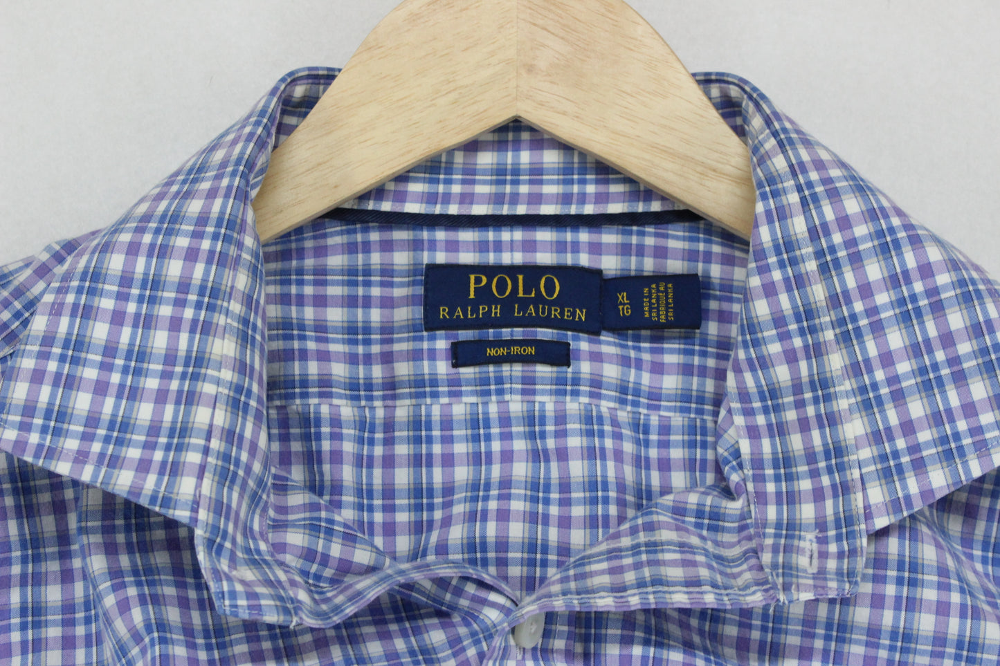 Mens Check Shirt Long Sleeve Non Iron