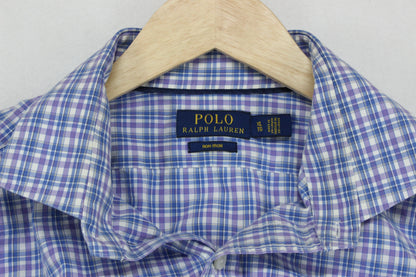 Mens Check Shirt Long Sleeve Non Iron