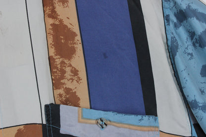 Mens Geometric Shirt Short Sleeve