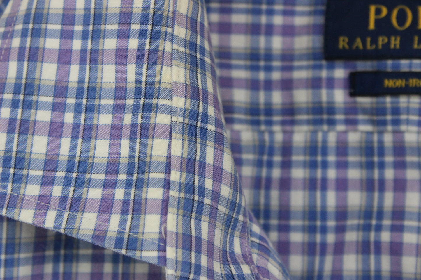Mens Check Shirt Long Sleeve Non Iron