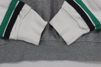 Mens Spell Out Sweatshirt Crew Neck Logo Cotton