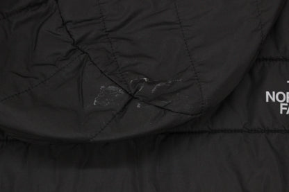 Boys Quilted Jacket Hooded Full Zip Reversible